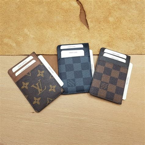 card holder mens lv|men's luxury business card holder.